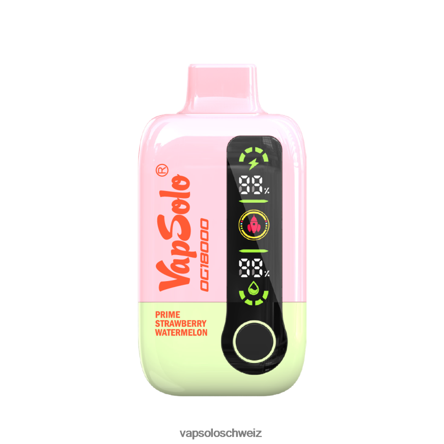 VapSolo Kaufen - VapSolo DG18000 Einweg-Vapor VB4B8X54 erstklassige Erdbeer-Wassermelone
