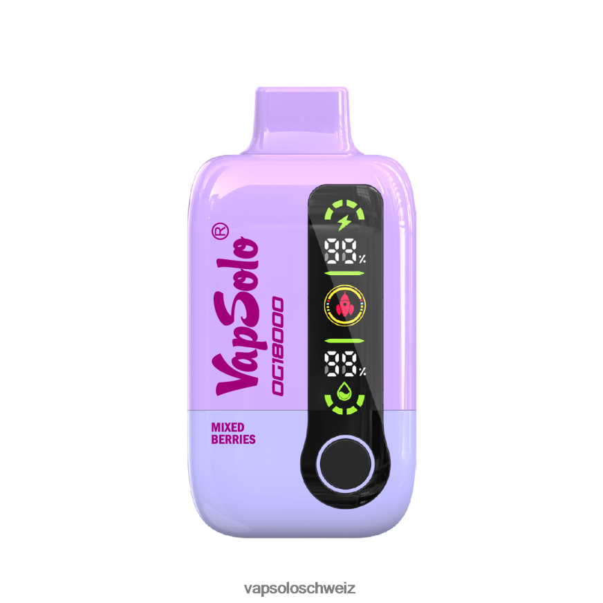 VapSolo Schweiz - VapSolo DG18000 Einweg-Vapor VB4B8X51 gemischte Beere
