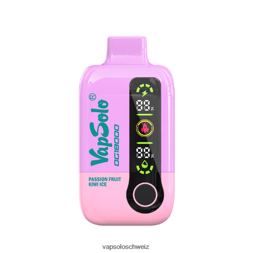 VapSolo Zürich - VapSolo DG18000 Einweg-Vapor VB4B8X52 Passionsfrucht-Kiwi-Eis